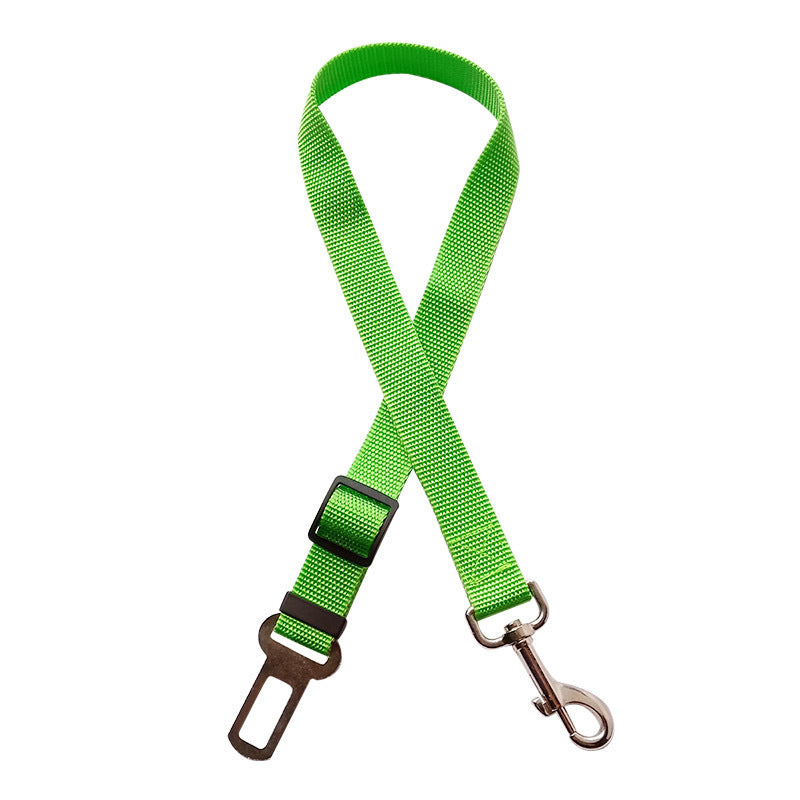 Pet Car Safety Seat Belt for Dogs – Adjustable Vehicle Harness Clip