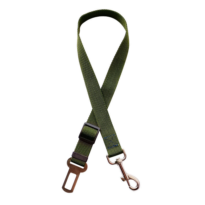 Pet Car Safety Seat Belt for Dogs – Adjustable Vehicle Harness Clip