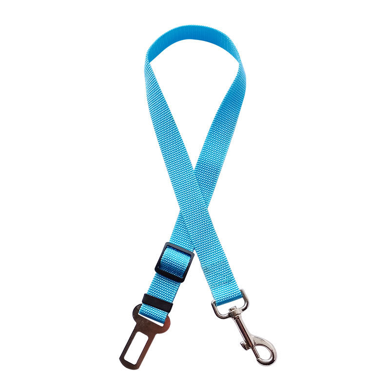 Pet Car Safety Seat Belt for Dogs – Adjustable Vehicle Harness Clip