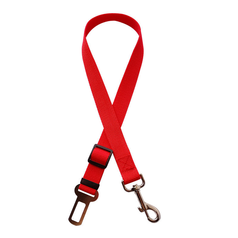 Pet Car Safety Seat Belt for Dogs – Adjustable Vehicle Harness Clip