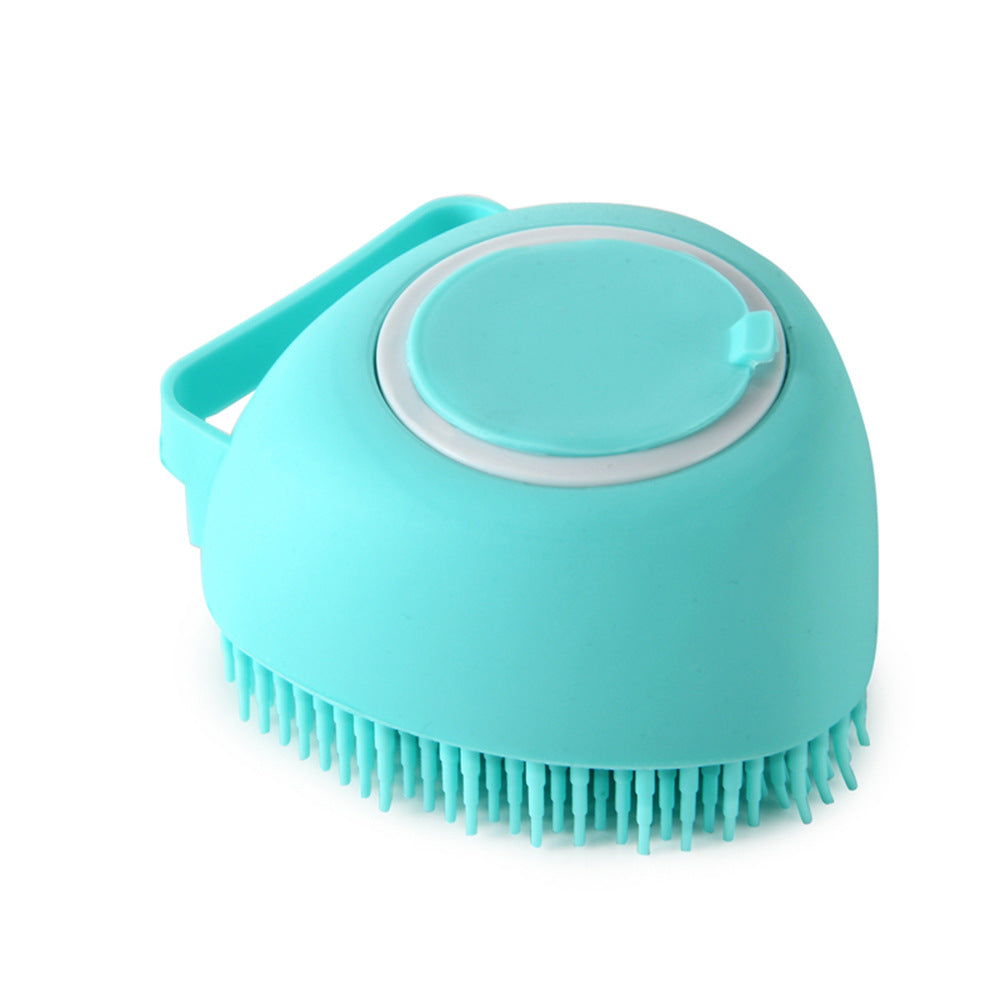 Pet Grooming Bath Brush for Dogs & Cats – Silicone Massage Shampoo Brush