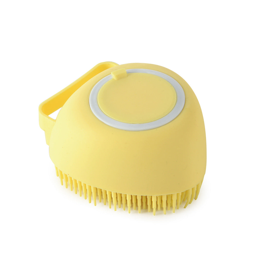 Pet Grooming Bath Brush for Dogs & Cats – Silicone Massage Shampoo Brush