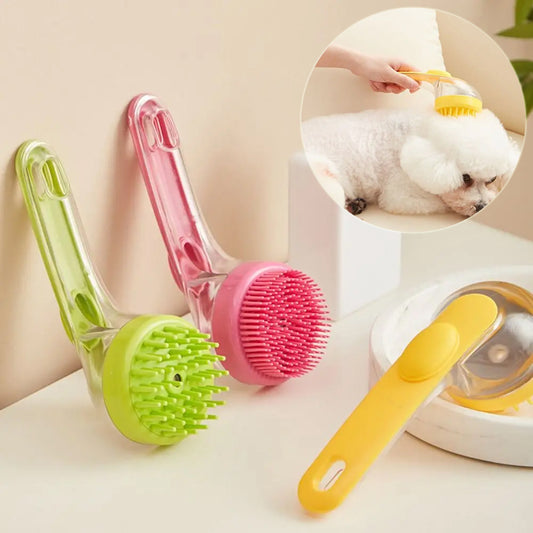 BathPro™ Pet Brush – Clean, Massage & Remove Hair in Seconds